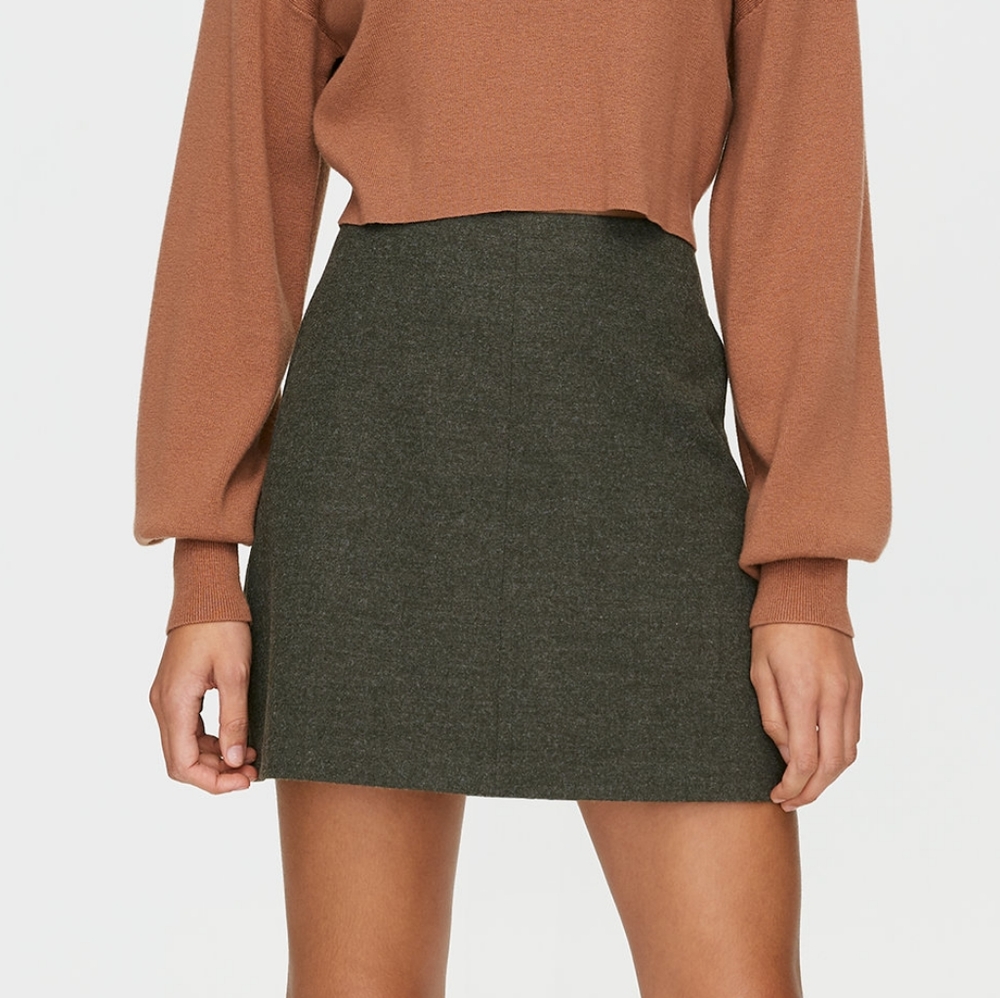 Wilfred Renée Grey Mini Skirt